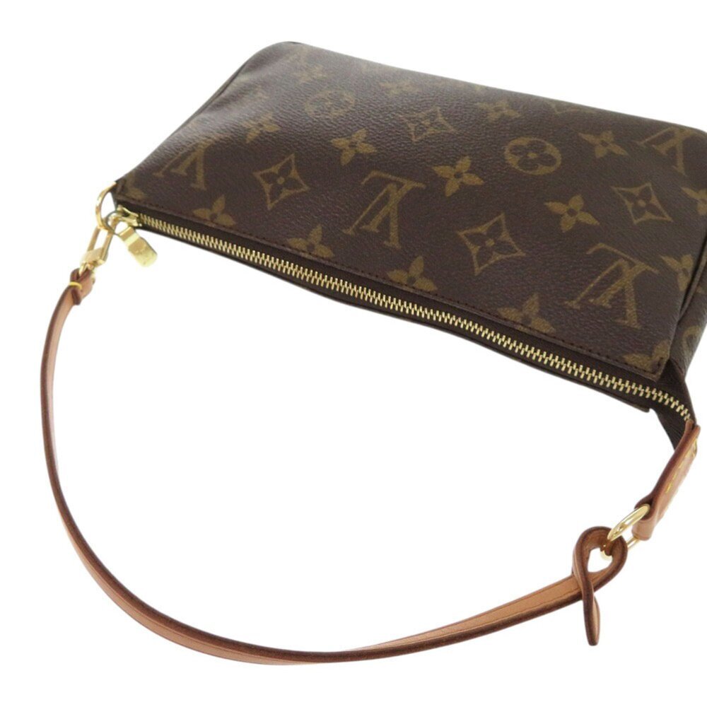 LOUIS VUITTON Authentic Brown Monogram Pochette Pouch - Picture 5 of 10